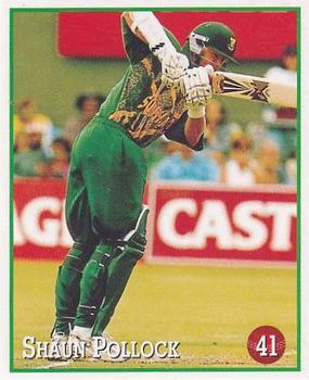1997-98 Select Cricket Stickers #41 Shaun Pollock Front