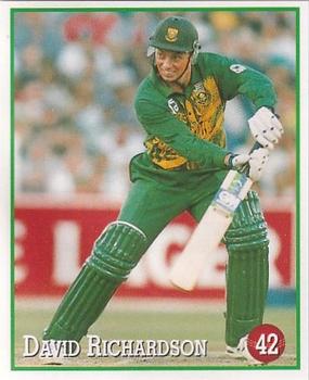 1997-98 Select Cricket Stickers #42 David Richardson Front