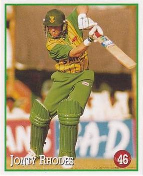 1997-98 Select Cricket Stickers #46 Jonty Rhodes Front
