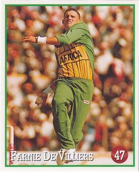 1997-98 Select Cricket Stickers #47 Fanie de Villiers Front