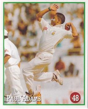 1997-98 Select Cricket Stickers #48 Paul Adams Front