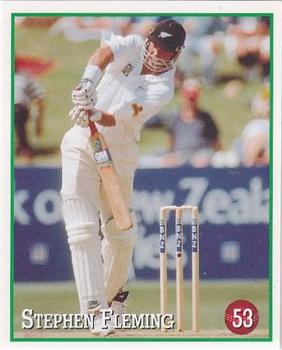 1997-98 Select Cricket Stickers #53 Stephen Fleming Front