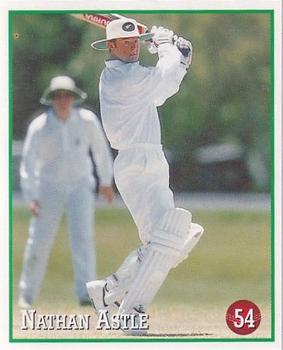1997-98 Select Cricket Stickers #54 Nathan Astle Front