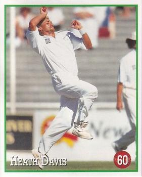 1997-98 Select Cricket Stickers #60 Heath Davis Front