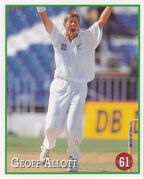 1997-98 Select Cricket Stickers #61 Geoff Allott Front