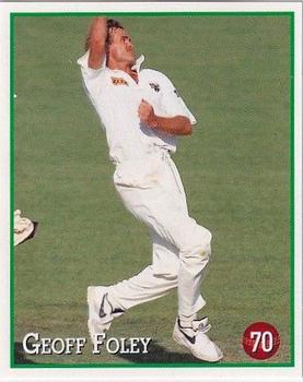 1997-98 Select Cricket Stickers #70 Geoff Foley Front