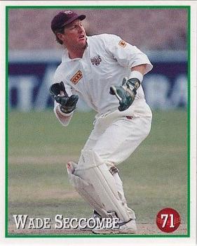 1997-98 Select Cricket Stickers #71 Wade Seccombe Front