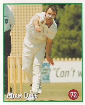 1997-98 Select Cricket Stickers #72 Adam Dale Front