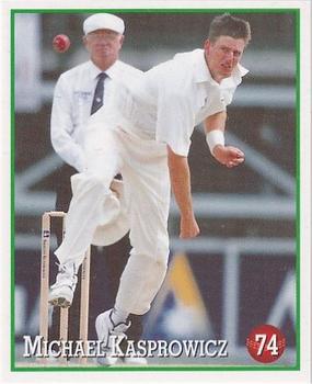 1997-98 Select Cricket Stickers #74 Michael Kasprowicz Front