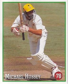 1997-98 Select Cricket Stickers #78 Michael Hussey Front