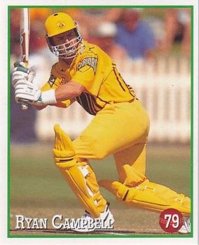1997-98 Select Cricket Stickers #79 Ryan Campbell Front