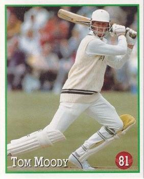 1997-98 Select Cricket Stickers #81 Tom Moody Front