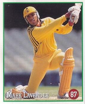 1997-98 Select Cricket Stickers #87 Mark Lavender Front