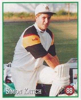 1997-98 Select Cricket Stickers #88 Simon Katich Front