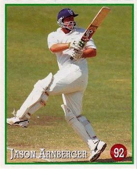1997-98 Select Cricket Stickers #92 Jason Arnberger Front