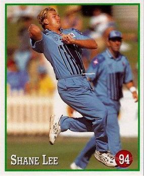 1997-98 Select Cricket Stickers #94 Shane Lee Front