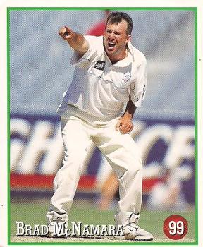 1997-98 Select Cricket Stickers #99 Brad McNamara Front
