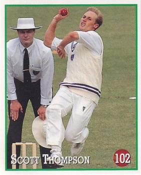 1997-98 Select Cricket Stickers #102 Scott Thompson Front