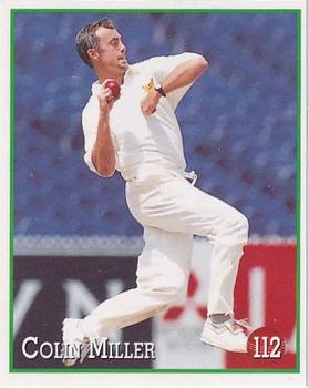 1997-98 Select Cricket Stickers #112 Colin Miller Front
