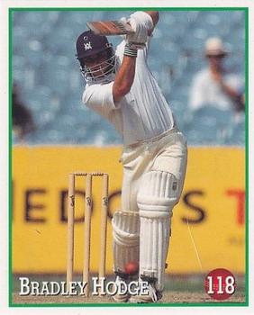 1997-98 Select Cricket Stickers #118 Bradley Hodge Front