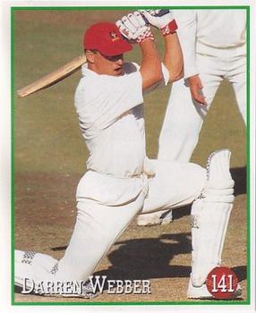 1997-98 Select Cricket Stickers #141 Darren Webber Front