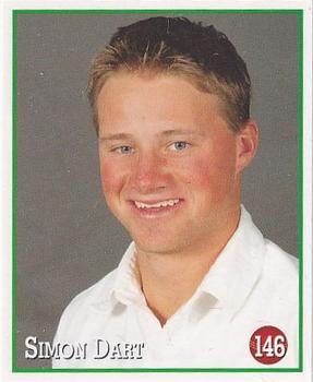 1997-98 Select Cricket Stickers #146 Simon Dart Front