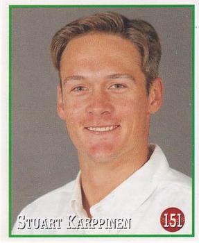 1997-98 Select Cricket Stickers #151 Stuart Karppinen Front
