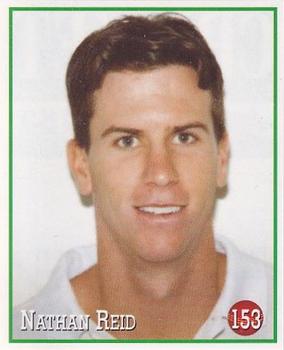 1997-98 Select Cricket Stickers #153 Nathan Reid Front
