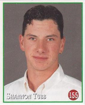 1997-98 Select Cricket Stickers #155 Shannon Tubb Front
