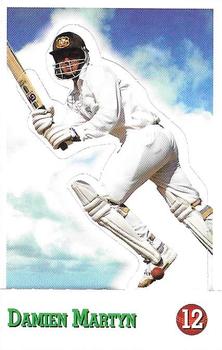 1997-98 Select Cricket Stickers - Stand Ups #12 Damien Martyn Front