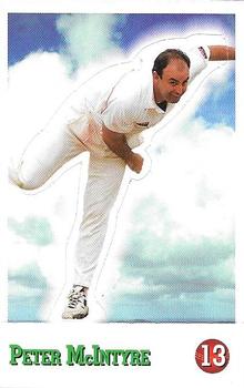 1997-98 Select Cricket Stickers - Stand Ups #13 Peter McIntyre Front