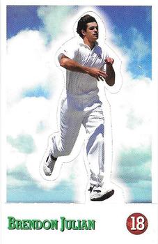 1997-98 Select Cricket Stickers - Stand Ups #18 Brendon Julian Front