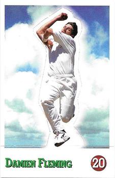 1997-98 Select Cricket Stickers - Stand Ups #20 Damien Fleming Front