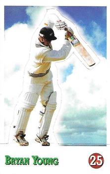 1997-98 Select Cricket Stickers - Stand Ups #25 Bryan Young Front
