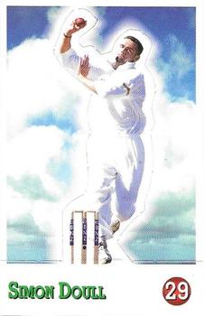 1997-98 Select Cricket Stickers - Stand Ups #29 Simon Doull Front