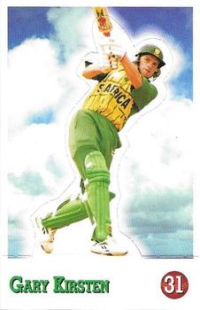 1997-98 Select Cricket Stickers - Stand Ups #31 Gary Kirsten Front