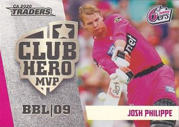 2020-21 TLA Cricket Traders - Club Heroes #CH 13 Josh Philippe Front