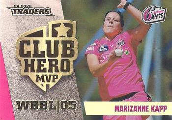 2020-21 TLA Cricket Traders - Club Heroes #CH 14 Marizanne Kapp Front