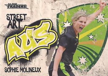 2020-21 TLA Cricket Traders - Street Art #SA 02 Sophie Molineux Front