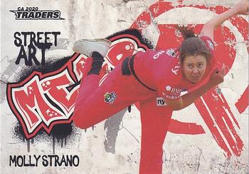 2020-21 TLA Cricket Traders - Street Art #SA 09 Molly Strano Front