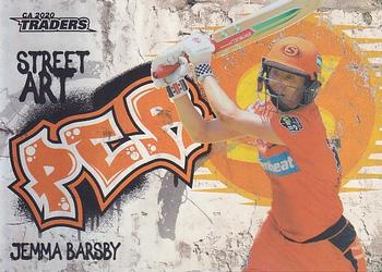 2020-21 TLA Cricket Traders - Street Art #SA 13 Jemma Barsby Front