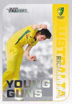 2020-21 TLA Cricket Traders - Young Guns White #YG 01 Jhye Richardson Front