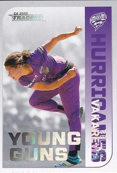 2020-21 TLA Cricket Traders - Young Guns White #YG 08 Belinda Vakarewa Front