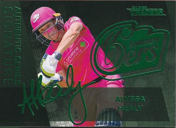 2020-21 TLA Cricket Traders - Authentics Green #ASG 8 Alyssa Healy Front