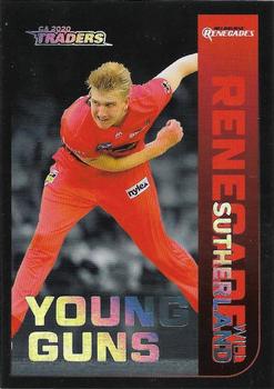 2020-21 TLA Cricket Traders - Young Guns Black #YGB 09 Will Sutherland Front