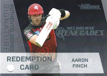 2020-21 TLA Cricket Traders - Authentics Redemption #AS 5 Aaron Finch Front