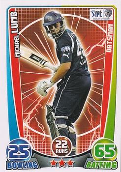 2012 Topps Cricket Attax IPL #NNO Michael Lumb Front