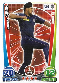 2012 Topps Cricket Attax IPL #NNO Harmeet Singh Front