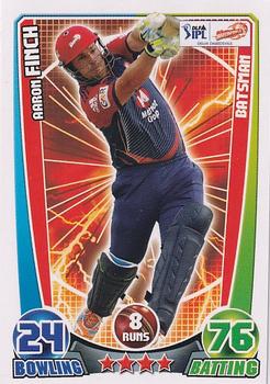 2012 Topps Cricket Attax IPL #NNO Aaron Finch Front