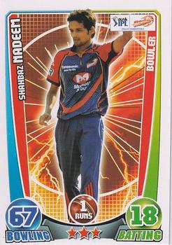 2012 Topps Cricket Attax IPL #NNO Shahbaz Nadeem Front